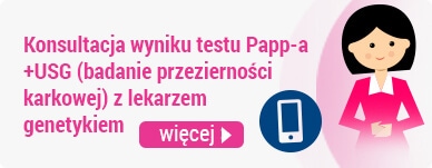 Konsultacja wyniku testu Papp-a + USG