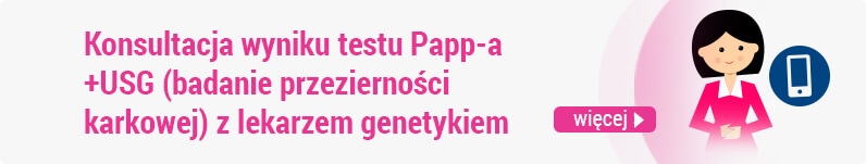 Konsultacja wyniku testu Papp-a + USG
