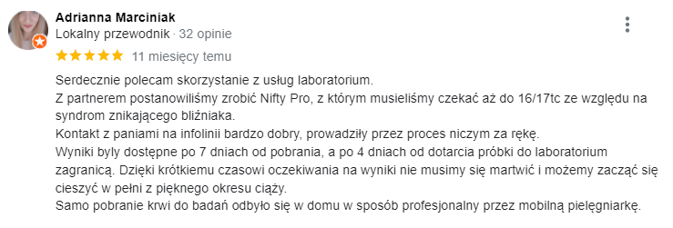 nifty opinie testdna